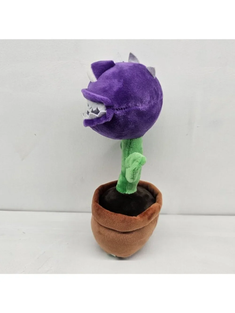 Monuva Plant Monsters PVZ Chomper Plush Purple Venus Flytrap Pot Toy 10
